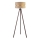 Duolla - Lámpara de pie DUO 1xE27/60W/230V diá. 44 cm beige/marrón