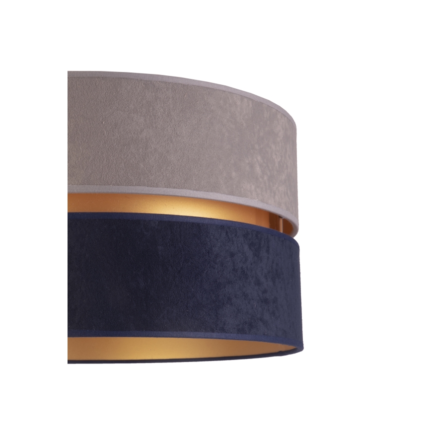 Duolla - Lámpara de pie DUO 1xE27/60W/230V diá. 44 cm gris/azul/beige