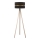 Duolla - Lámpara de pie DUO 1xE27/60W/230V diá. 44 cm negro/beige