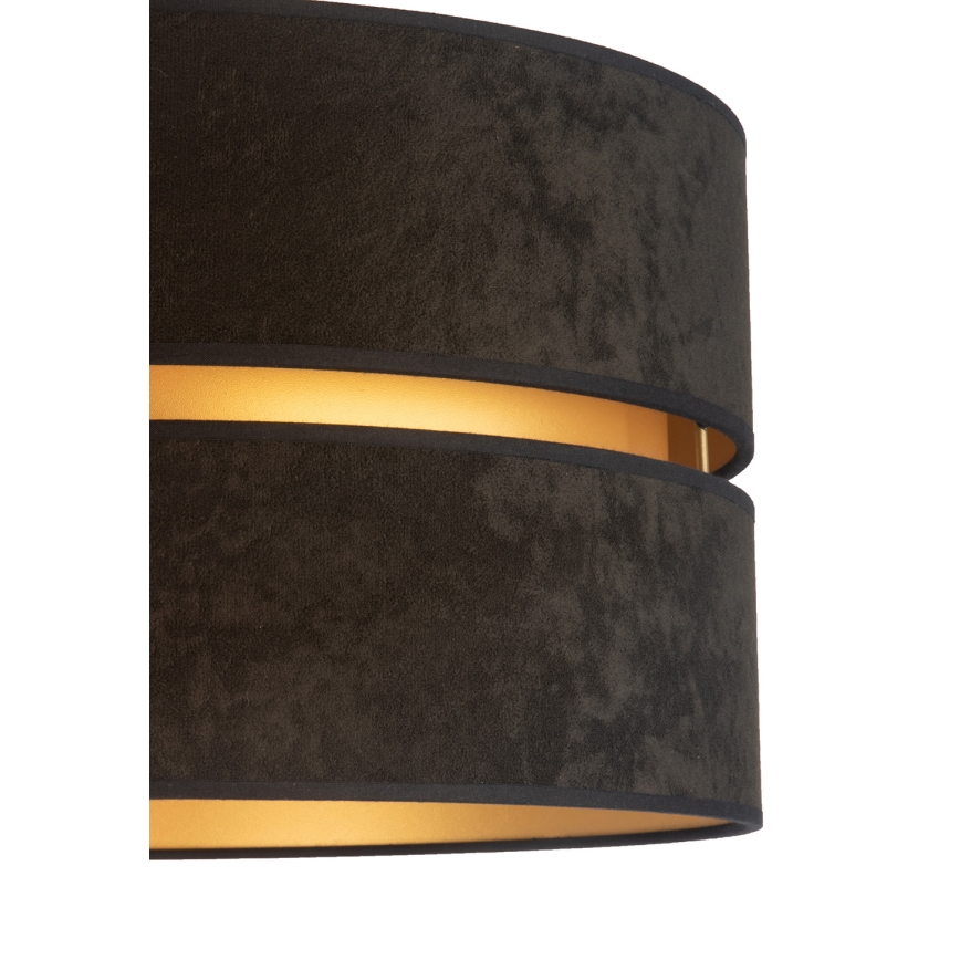 Duolla - Lámpara de pie DUO 1xE27/60W/230V diá. 44 cm negro/blanco