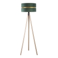 Duolla - Lámpara de pie DUO 1xE27/60W/230V diá. 44 cm verde/beige