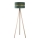 Duolla - Lámpara de pie DUO 1xE27/60W/230V diá. 44 cm verde/beige
