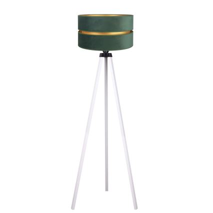 Duolla - Lámpara de pie DUO 1xE27/60W/230V diá. 44 cm verde/blanco