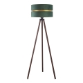 Duolla - Lámpara de pie DUO 1xE27/60W/230V diá. 44 cm verde/marrón