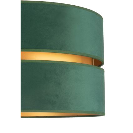 Duolla - Lámpara de pie DUO 1xE27/60W/230V diá. 44 cm verde/marrón