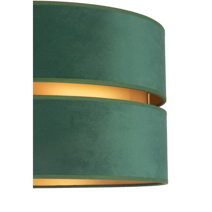 Duolla - Lámpara de pie DUO 1xE27/60W/230V diá. 44 cm verde/marrón
