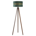 Duolla - Lámpara de pie DUO 1xE27/60W/230V diá. 44 cm verde/wenge