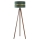 Duolla - Lámpara de pie DUO 1xE27/60W/230V diá. 44 cm verde/wenge