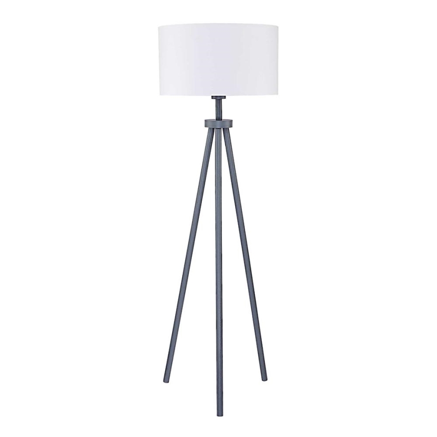Duolla - Lámpara de pie ECHO1 1xE27/40W/230V diá. 45 cm blanco