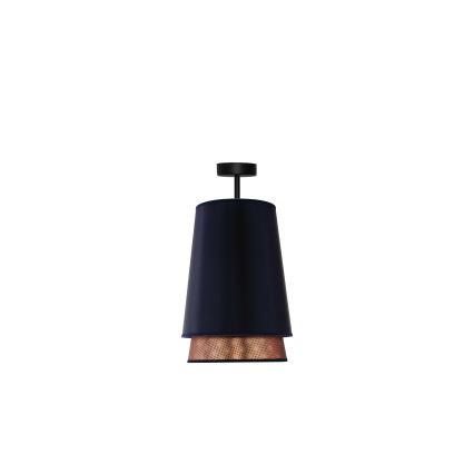 Duolla - Lámpara de techo BELL SHINY 1xE27/15W/230V diá. 25 cm azul/cobre