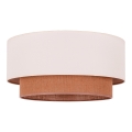 Duolla - Lámpara de techo BOHO 3xE27/15W/230V Ø 60 cm beige/marrón