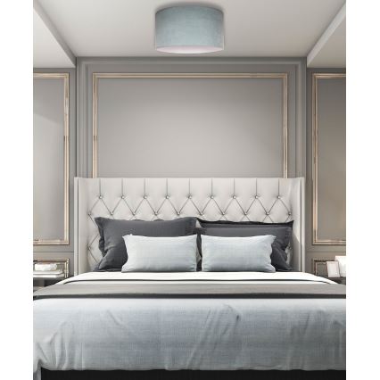 Duolla - Lámpara de techo BRISTOL 1xE27/15W/230V Ø 45 cm verde/blanco