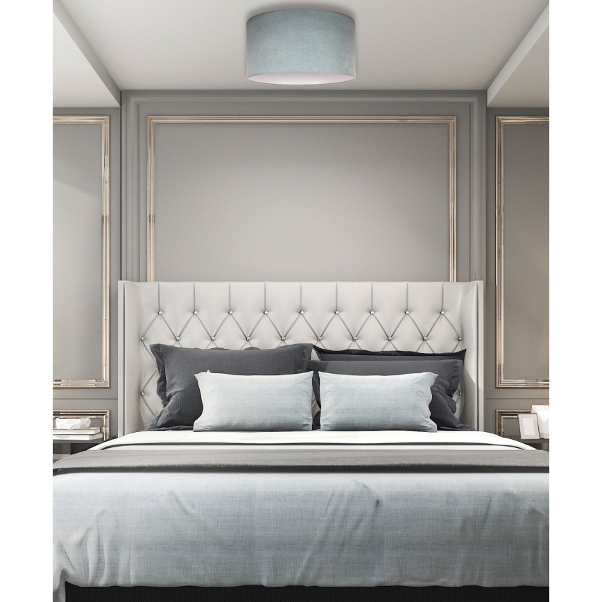 Duolla - Lámpara de techo BRISTOL 1xE27/15W/230V Ø 45 cm verde/blanco