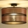 Duolla - Lámpara de techo COPPER SHINY 1xE27/15W/230V diá. 40 cm cobre/negro