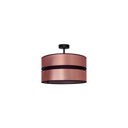 Duolla - Lámpara de techo COPPER SHINY 1xE27/15W/230V diá. 40 cm cobre/negro