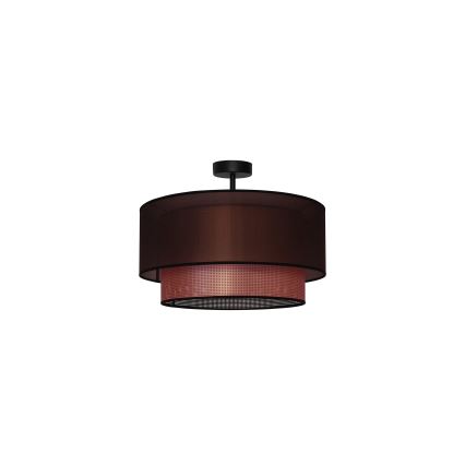 Duolla - Lámpara de techo COPPER SHINY 1xE27/15W/230V diá. 45 cm marrón/cobre