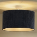 Duolla - Lámpara de techo CORDUROY 1xE27/15W/230V diá. 40 cm azul oscuro