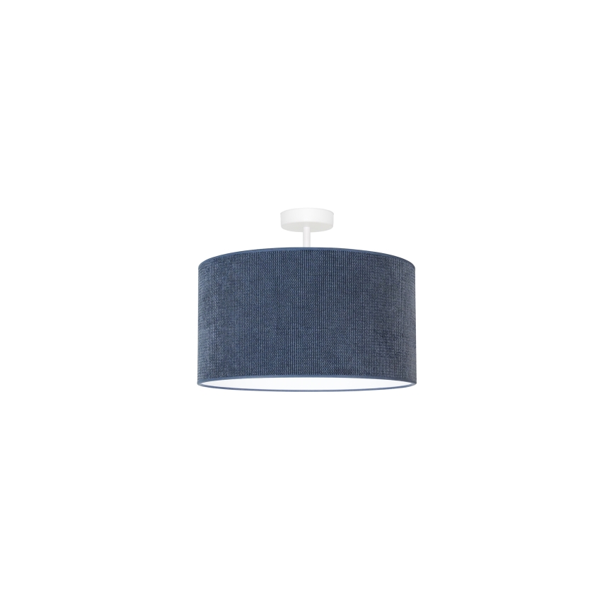 Duolla - Lámpara de techo CORDUROY 1xE27/15W/230V diá. 40 cm azul oscuro
