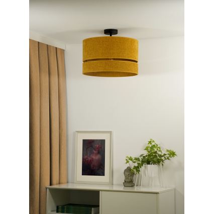 Duolla - Lámpara de techo DOUBLE 1xE27/15W/230V diá. 40 cm naranja