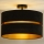 Duolla - Lámpara de techo DUO 1xE27/15W/230V diá. 40 cm negro/dorado