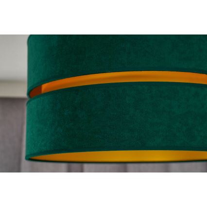 Duolla - Lámpara de techo DUO 1xE27/15W/230V diá. 40 cm verde/dorado
