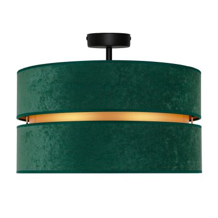 Duolla - Lámpara de techo DUO 1xE27/15W/230V diá. 40 cm verde/dorado
