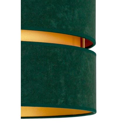 Duolla - Lámpara de techo DUO 1xE27/15W/230V diá. 40 cm verde/dorado