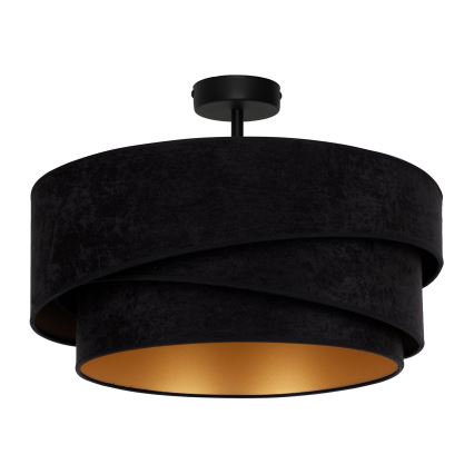 Duolla - Lámpara de techo KOBO 1xE27/15W/230V diá. 45 cm negro