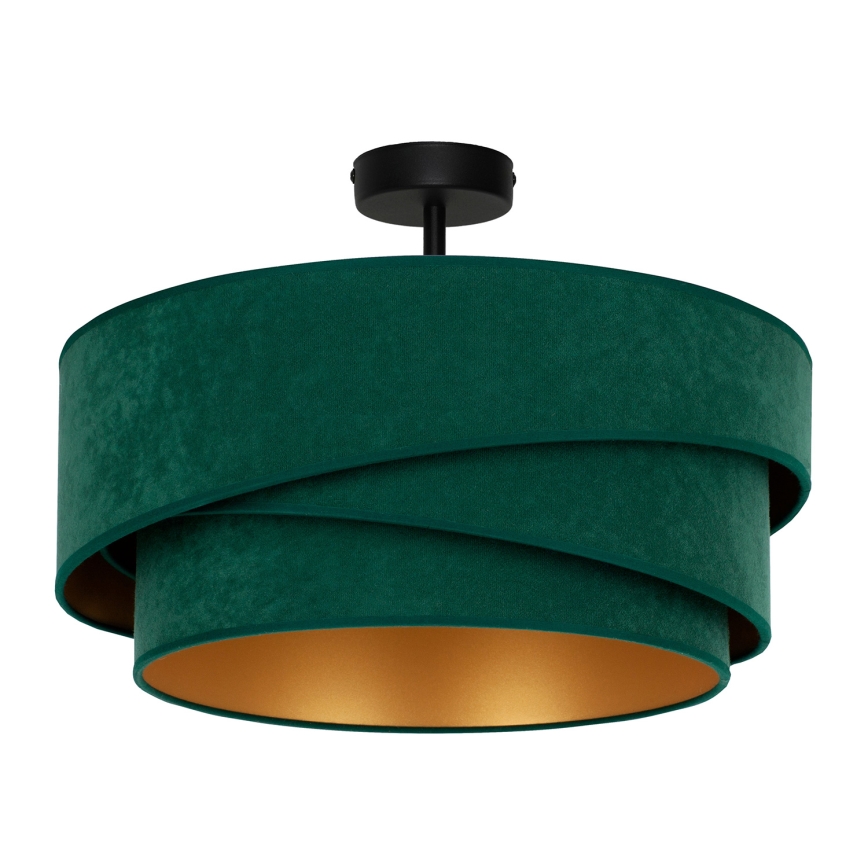 Duolla - Lámpara de techo KOBO 1xE27/15W/230V diá. 45 cm verde