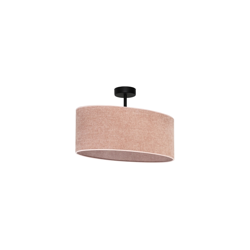 Duolla - Lámpara de techo OVAL 1xE27/15W/230V rosa