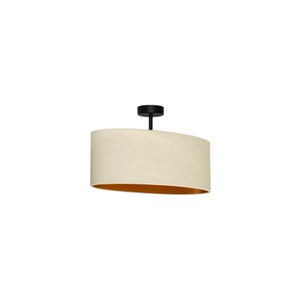 Duolla - Lámpara de techo OVAL VEGAN 1xE27/15W/230V color crema