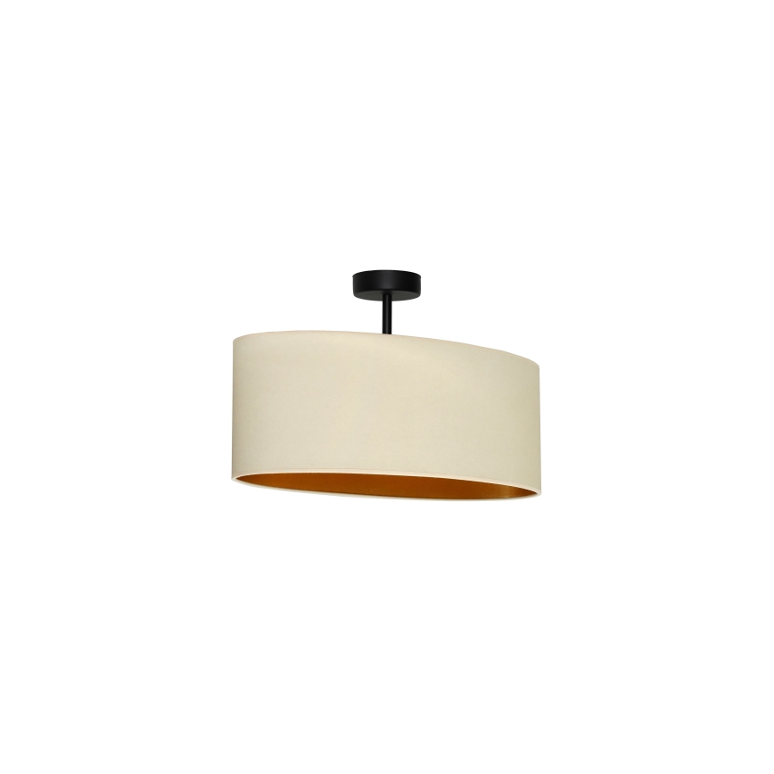 Duolla - Lámpara de techo OVAL VEGAN 1xE27/15W/230V color crema
