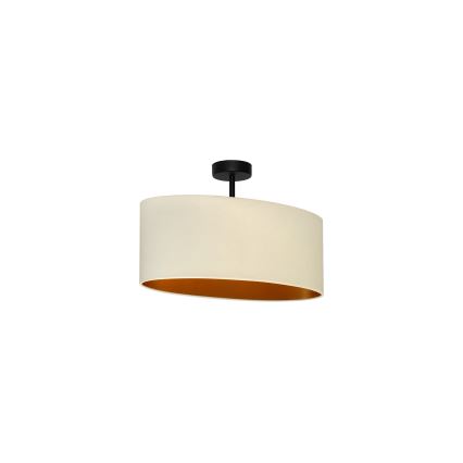 Duolla - Lámpara de techo OVAL VEGAN 1xE27/15W/230V color crema