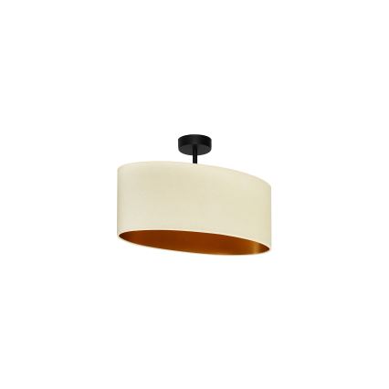 Duolla - Lámpara de techo OVAL VEGAN 1xE27/15W/230V color crema