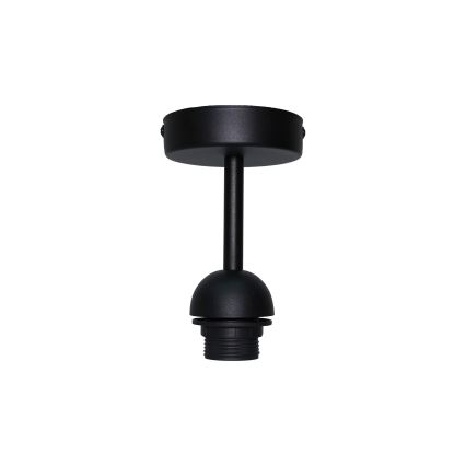 Duolla - Lámpara de techo RIO RATTAN 1xE27/15W/230V diá. 45 cm negro/dorado