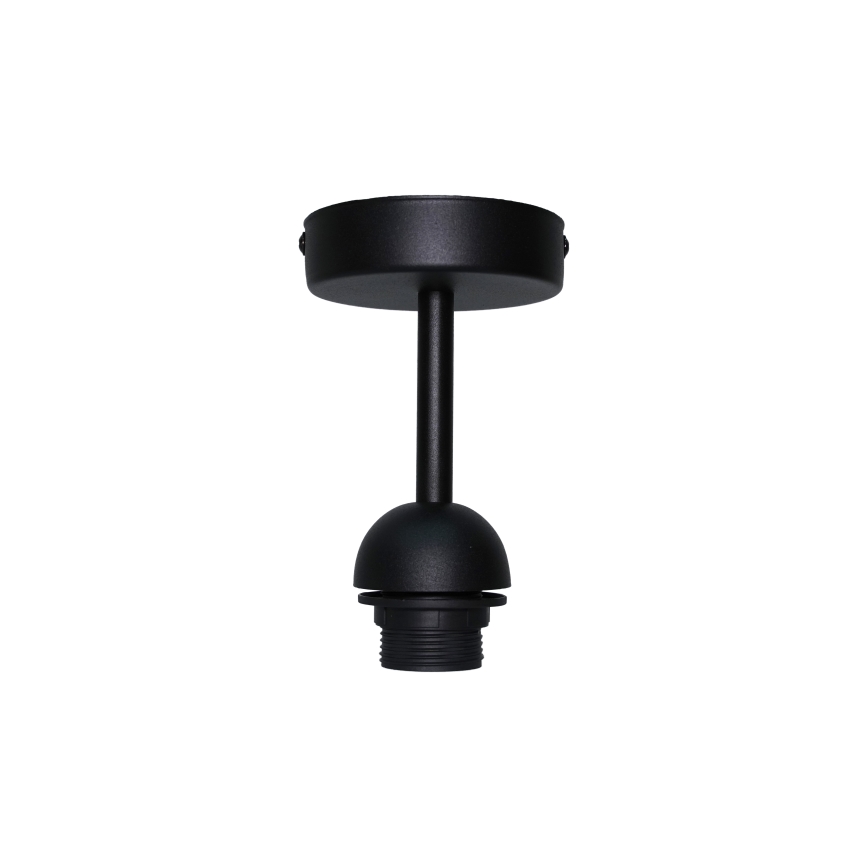 Duolla - Lámpara de techo RIO RATTAN 1xE27/15W/230V diá. 45 cm negro/dorado