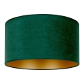 Duolla - Lámpara de techo ROLLER 1xE27/15W/230V Ø 40 cm verde oscuro/dorado