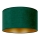 Duolla - Lámpara de techo ROLLER 1xE27/15W/230V Ø 40 cm verde oscuro/dorado