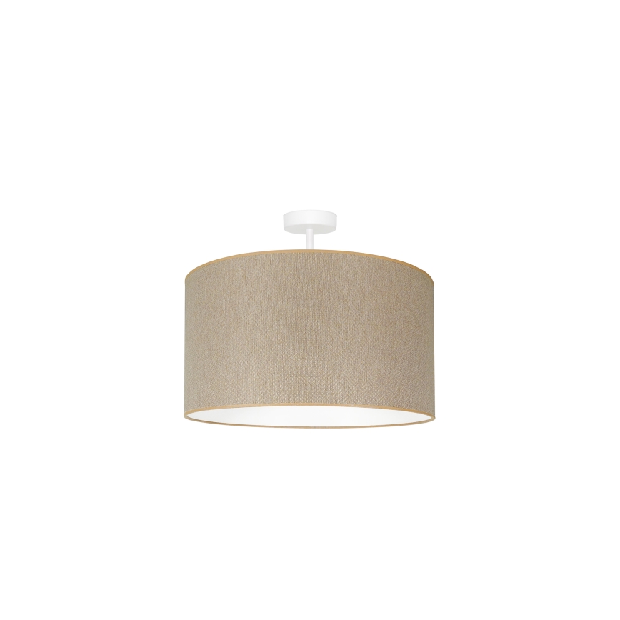 Duolla - Lámpara de techo ROLLER ECO RECYCLING 1xE27/15W/230V diá. 45 cm color crema