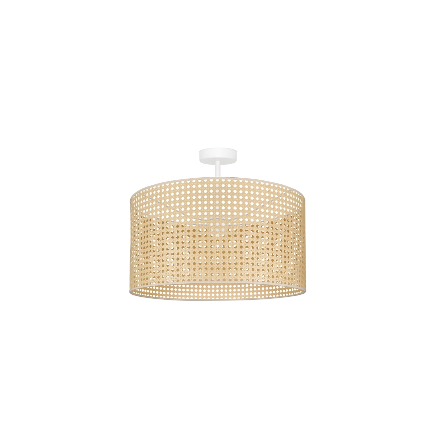 Duolla - Lámpara de techo ROLLER RATTAN 1xE27/15W/230V diá. 45 cm beige