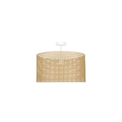 Duolla - Lámpara de techo ROLLER RATTAN 1xE27/15W/230V diá. 45 cm beige
