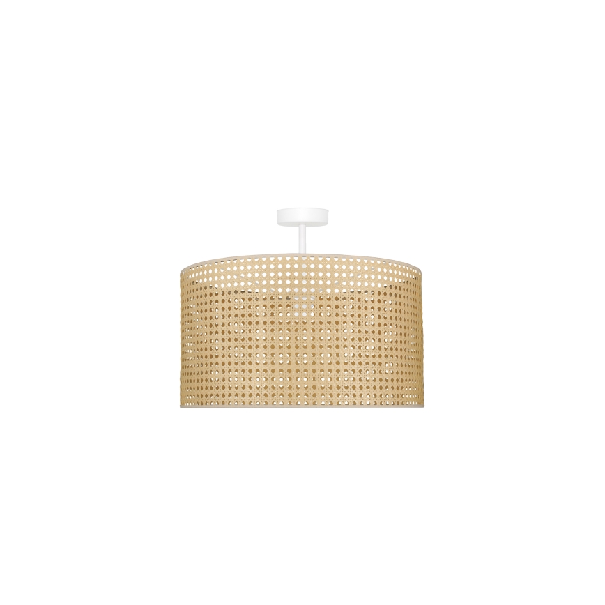 Duolla - Lámpara de techo ROLLER RATTAN 1xE27/15W/230V diá. 45 cm beige
