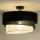Duolla - Lámpara de techo TRIO 1xE27/15W/230V diá. 45 cm negro/verde/blanco