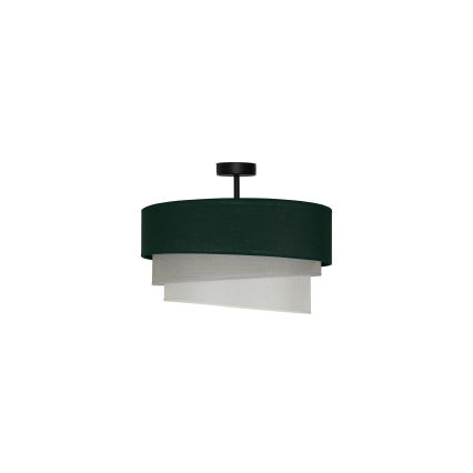 Duolla - Lámpara de techo TRIO 1xE27/15W/230V diá. 45 cm verde/gris/blanco