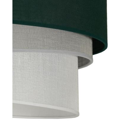 Duolla - Lámpara de techo TRIO 1xE27/15W/230V diá. 45 cm verde/gris/blanco