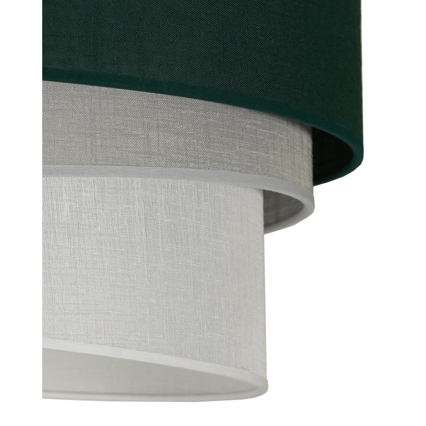 Duolla - Lámpara de techo TRIO 1xE27/15W/230V diá. 45 cm verde/gris/blanco