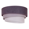Duolla - Lámpara de techo TRIO 1xE27/15W/230V Ø 45 cm antracita/gris/blanco