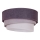 Duolla - Lámpara de techo TRIO 1xE27/15W/230V Ø 45 cm antracita/gris/blanco