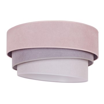 Duolla - Lámpara de techo TRIO 1xE27/15W/230V Ø 45 cm rosa/gris/blanco