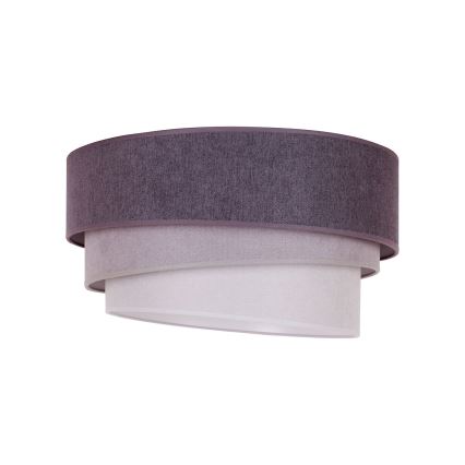 Duolla - Lámpara de techo TRIO 1xE27/15W/230V Ø 45 cm antracita/gris/blanco